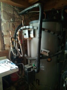 Kit de mesure installée sur un ballon d'eau chaude