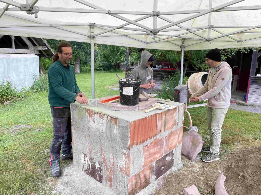construction du four à pain