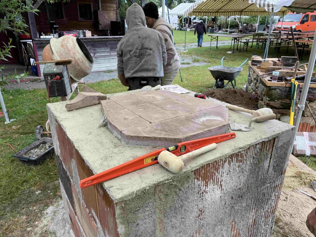 construction du four à pain