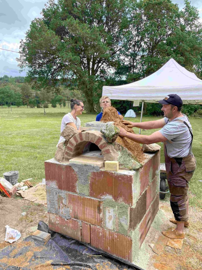 construction du four à pain